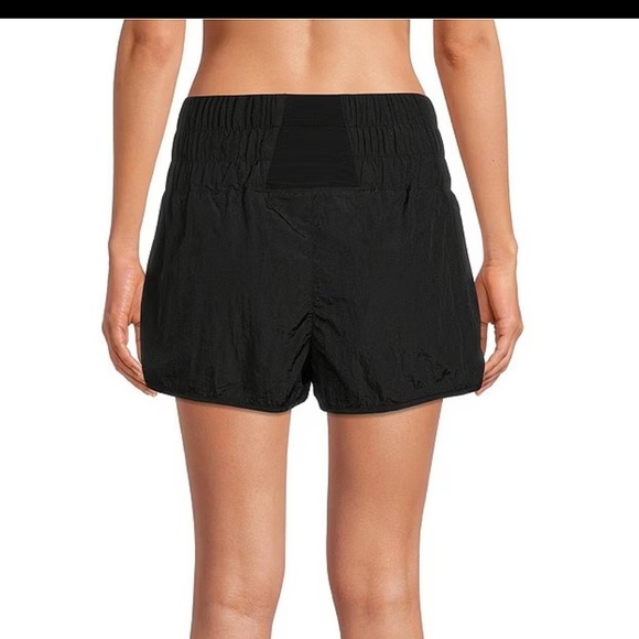 Free People Movement The Way Home High Rise Pull On Shorts Black XS like new - Picture 2 of 8